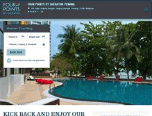 Tablet Screenshot of fourpointspenang.com